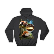 Red Panda  : Gift Hoodie Wild Animals Wildlife Fauna Safari Endangered Species - £28.85 GBP