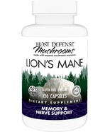 Host Defense Mushrooms Lion&#39;s Mane - to Support Focus &amp; Memory- 120c (60... - $46.99