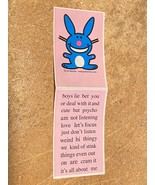 It&#39;s Happy Bunny Create Your Own Saying Stickers #1 0f 12 *NEW/Unused* DTC - $246.89 MXN