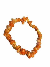 Red Coral Chips Beads - Women Bracelet -l - Free UK P&amp;P - £7.59 GBP