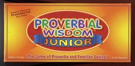 Proverbial Wisdom Junior Mint Sealed Fun &amp; Educational  - £13.98 GBP
