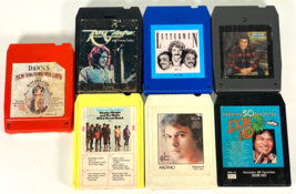 Lot of 7 Various Vintage 8-Track Tapes - Pop/Rock/R&amp;B Music - $26.25
