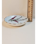 Vintage Highland Heather small floral/ gold trimmed edge dish - $15.99