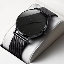 Minimalist  Fashion Ultra Thin Watches Simple  Business Stainless Steel ... - $19.99