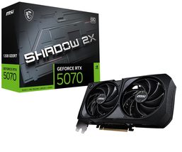 MSI Gaming RTX 5070 12G Shadow 2X OC Graphics Card (12GB GDDR7, 192-bit,... - $709.94
