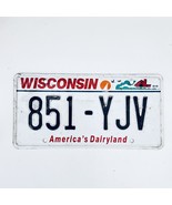 United States Wisconsin Dairyland Passenger License Plate 851-YJV - $18.99 CAD