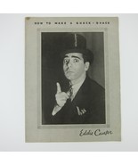 Eddie Cantor Fold Out Poster Radio How To Make a Quack - Quack Vintage 1932 - £23.97 GBP