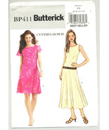 Butterick Sewing Pattern BP411 Easy Misses Petite Dress Size 6 8 10 12 - £13.44 GBP