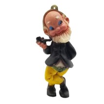 Gnome Christmas Ornament Dwarf Elf Leprechaun Vintage Retro Woodland Fantasy Man - £13.33 GBP