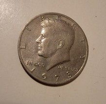 1973 No Mint Mark 50 Cent John F.  Kennedy Half Dollar Coin Money Vintage - $195.99