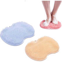 Exfoliating Shower Pad with Suction Cup for Back Foot Scrubbing - £14.92 GBP