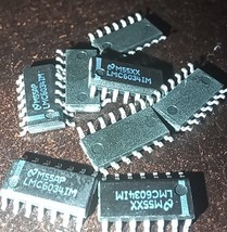 6 each NEW TEXAS INSTRUMENTS LMC6034IM QUAD OPAMP **NOT CHINESE or UNBRA... - $19.11