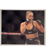 Ronda Rousey Autographed Glossy 8x10 Photo - $1,140.22 MXN