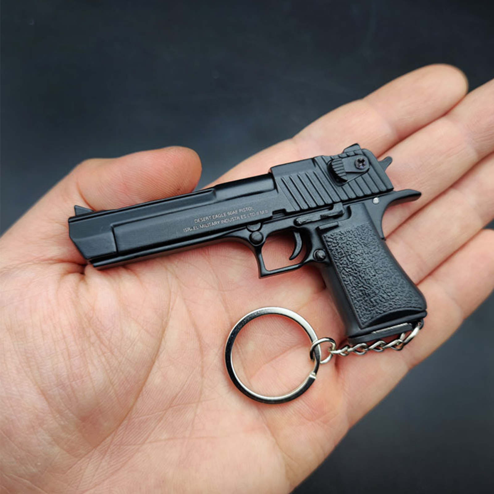 Primary image for 1:3 Alloy Mini Gun Models Desert Eagle Metal Keychain for Man
