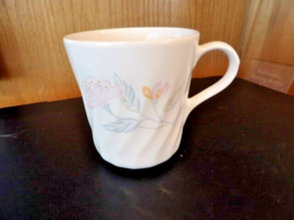 1# Corelle Corning Impressions Pink Trio Mug/Coffee Cups Swirl Flowers Floral - £3.47 GBP