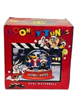 Looney Tunes Snowglobe Oval Waterball Daffy Duck Christmas Snow Globe Holiday - £31.80 GBP