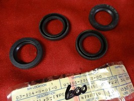 4 Yamaha Oil Seals, NOS 1962-98 Motorcycle ATV Scooter, 93103-20002, 93101-20048 - £16.66 GBP