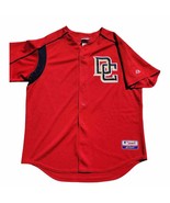 Vintage Washington DC Nationals Majestic Red MLB Baseball Jersey Men&#39;s L... - $46.86 CAD