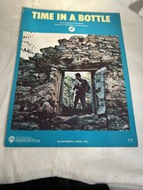 Time in a Bottle - Sheet Music Jim Croce 1972 Piano Guitar Vocal - $9.89