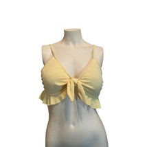 Xhilaration Women’s SZ XL (12-14) Yellow Bikini Top NWT - £9.12 GBP