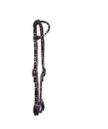 Horse Headstall  Brown Nylon One-Ear Headstall With Tiger Print Design H... - $16.63