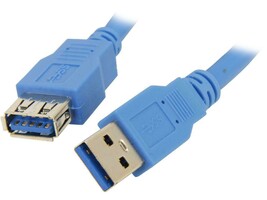 Coboc - CY-U3-AAMF-1.5-BL - USB 3.0 A Male to A Female Extension Cable -... - $9.95