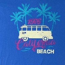 1976 California Beach Palm Trees VW Men&#39;s T-Shirt 3XL Distressed Style - £23.49 GBP