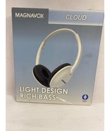 Magnavox Cloud MHP5032M-WH foldable stereo on ear headphone Rich Bass - $14.85 CAD