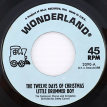 Wonderland - Rudolph the Red Nosed Reindeer &amp; Other Christmas Songs 45 rpm 2090 - £4.05 GBP