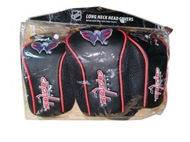 Washington Capitals Set 3 NEW Long Neck Barrel Golf Club Head Covers Set... - $19.00