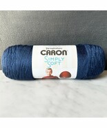 Caron Simply Soft Aran Worsted Acrylic Yarn - 1 Skein Dark Country Blue ... - $7.59