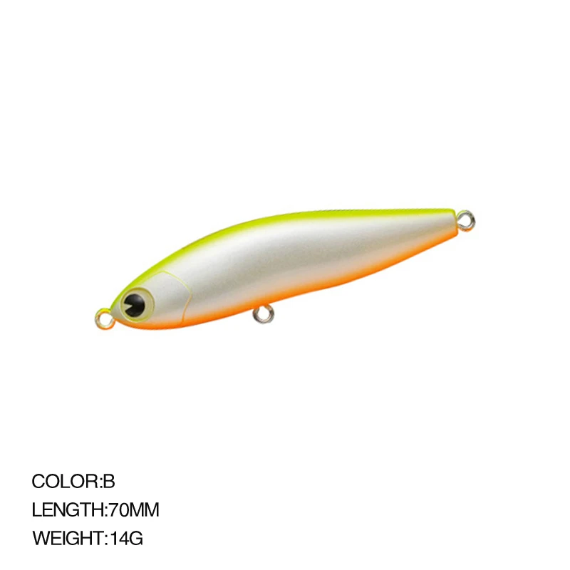 2021 Sinking Pencil Fishing Lure Weights 14g Artificial Bionics Bait Pesca Saltw - $33.23