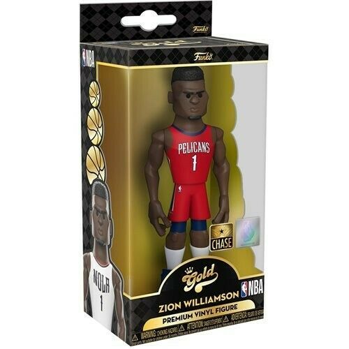 NEW SEALED 2022 Funko Gold NBA Pelicans Zion Williamson 5" Action Figure CHASE - £38.69 GBP