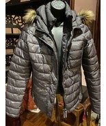 Super Dry Black Winter Hooded Coat - £60.40 GBP