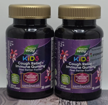 2X Nature's Way Kids Cough Relief Immune Gummy Sambucus 36 Gummies 8/2026 - $346.77 MXN 2X Nature's Way Kids Cough Relief Immune Gummy Sambucus 36 Gummies 8/2026 - $346.77 MXN