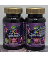 2X Nature&#39;s Way Kids Cough Relief Immune Gummy Sambucus 36 Gummies 8/2026 - $346.80 MXN