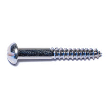 #10 x 1-1/2&quot; Zinc Plated Steel Slotted Round Head Wood Screws (36 pcs.) - $11.80