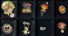 8 Trading Pins Fast Pitch Softball Hat Lapel Pins Mixed States, Tournaments - £11.30 GBP
