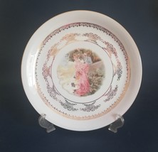 Vintage Porcelain Decorative Plate, 1930s French Style Gilded Gold Serving Plate - £47.33 GBP