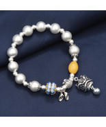 S925 Sterling Silver Lion Dance Beading Bracelet,Gift For Her,Birthday Gift - £59.03 GBP
