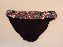 NEW Liz Claiborne Swimsuit Bottom Paisley Black Multi Size: 12 NWT Retail $48 - £12.08 GBP