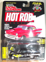 1997 Racing Champions Hot Rod Magazine &#39;97F &#39;60 CHEVY IMPALA Black w/RubberTires - £9.83 GBP
