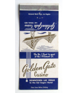 Golden Gate Casino - Las Vegas, Nevada 30 Strike Matchbook Cover Sal Sag... - £1.40 GBP