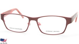 Prodesign Denmark 4373 3811 Burgundy Eyeglasses Frame 54-16-140 (Display Model) - £65.11 GBP
