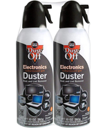Disposable Compressed Gas Duster, 10 Oz - Pack of 2 - £20.36 GBP