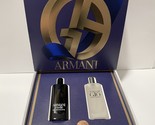 Giorgio Armani Acqua Di Gio 0.5 oz &amp; Armani Code 0.5 oz Men Fragrance Gi... - £36.23 GBP