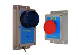 Wireless SS Panic Alarm with Large SOS Button - for Shops &amp; Business Premises - £172.70 GBP