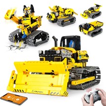 5 in 1 STEM Robot Toy Building Kit 452 PCS Blocks App &amp; Remote Control E... - $42.59