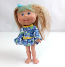 2006 OAA Cabbage Patch Kids 5&quot; Doll With Blonde &amp; Blue Hair Rare - $14.54