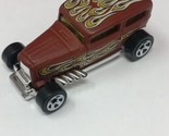 HOT WHEELS 2001 MIDNIGHT OTTO BROWN WITH FLAMES Maylasia Loose - £8.66 GBP